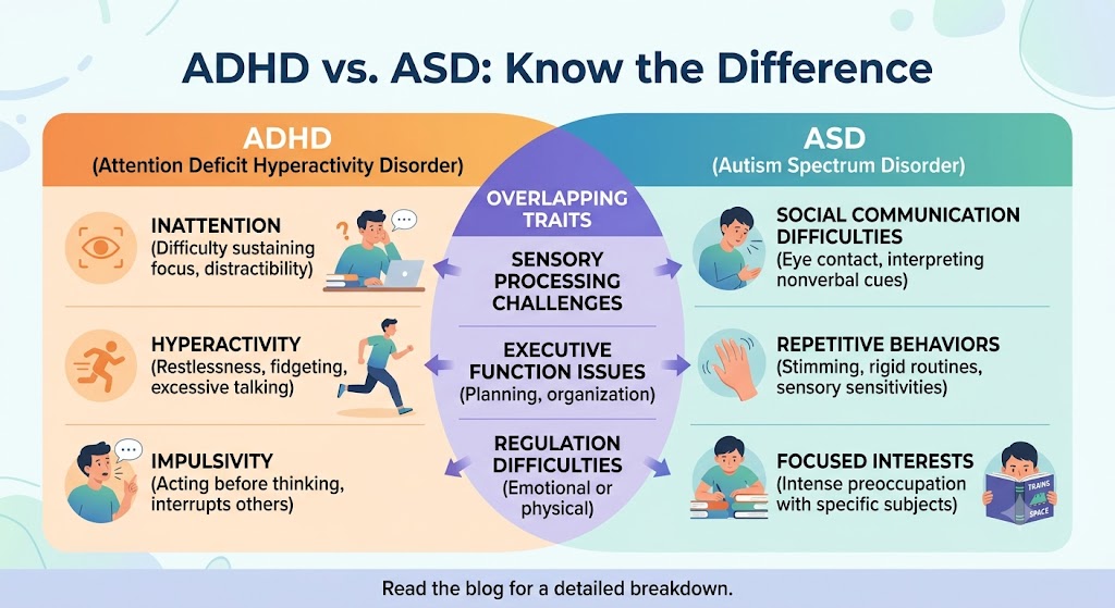 ADHD vs ASD: Know the Difference
