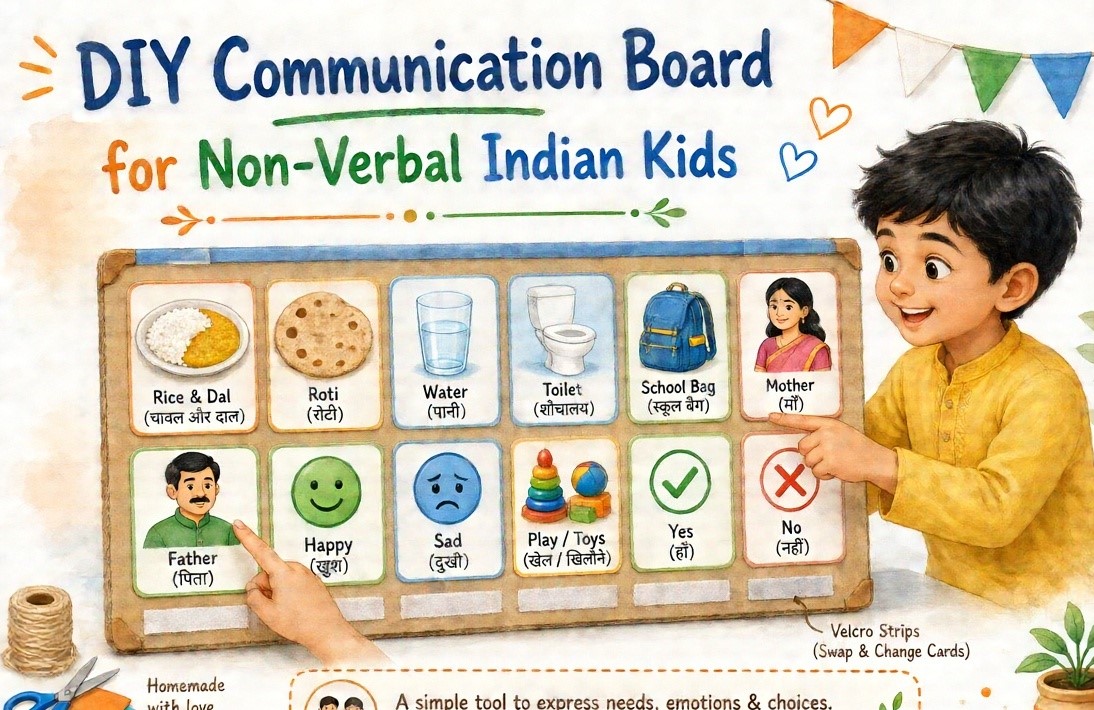 DIY Communication Board for Non‑Verbal Indian Kids – Simple Guide